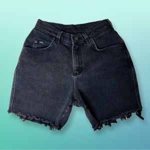 LEE Shorts VTG Black High-Waisted